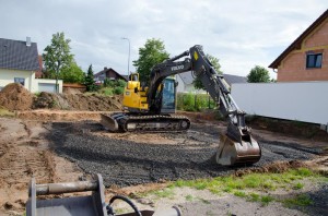 Erdarbeiten Baggertotale