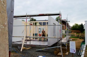 Blick ins offene Ergeschoss Richtung Süden