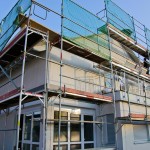 Haus nach erstem Stelltag