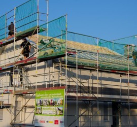 Hausstelltermin Tag2 Dachdeckerarbeiten (Südostseite)