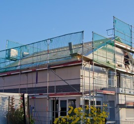 Hausstelltermin Tag2 Dachdeckerarbeiten (Südwestseite)