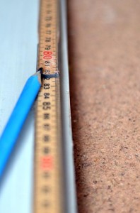 Zollstock mit Zimmermannsbleistift