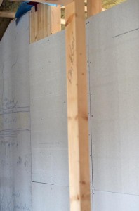 Erste Wand Fermacell-Platten Obergeschoss