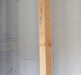 Erste Wand Fermacell-Platten Obergeschoss