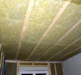 Deckendämmung Arbeitszimmer
