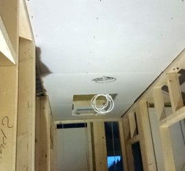 Rigipsdecke Flur OG