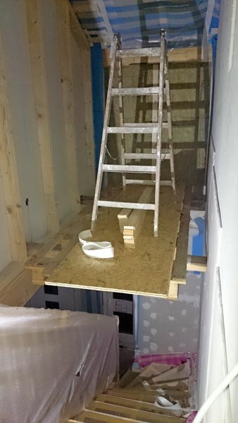 Treppenhaus Palettengerust Mitte Heim Am Main