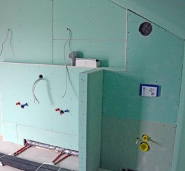 Bad Vorbauwände mit Schamwand