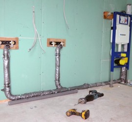 Bad-Abflussleitungen-Waschbecken-Spülkasten