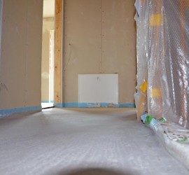 OG-Flur: Estrich begehbar