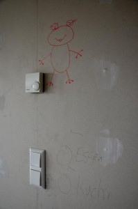 Schalter und Thermostat für Esszimmer und Küche