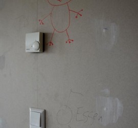 Schalter und Thermostat für Esszimmer und Küche