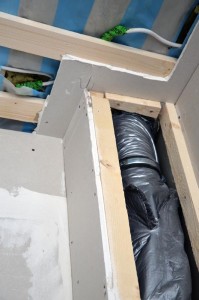 geflickter Kabelbruch in Küche