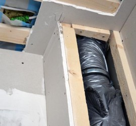 geflickter Kabelbruch in Küche