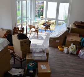 Wohnzimmer nach Hauptumzug