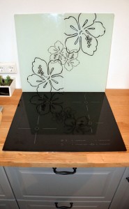 Küche einsatzbereit: Induktions-Kochfeld