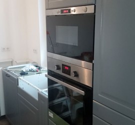 Letzte Juli-Woche: Ofen und Mikro gehen endlich in Betrieb