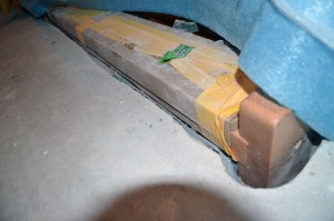 Treppe mit Estrich-Lücke