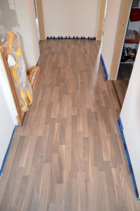 Laminat im OG-Flur