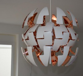 Deckenlampe Ikea PS 2014 kupferfarben
