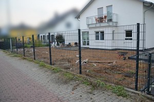 Zaun Fahrradweg-Seite Ost-Sicht