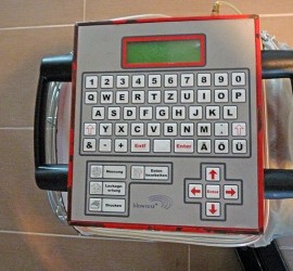 Blower-Door-Test Messgerät