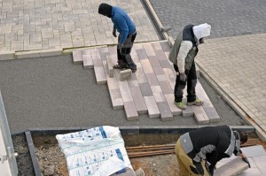 Stellplatz: Das erste Drittel ist gepflastert