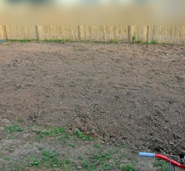 Garten nach dem Jäten