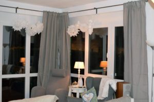 Vorhänge im Wohnzimmer