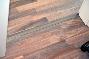 Übergangsleiste der Gästezimmer-Tür